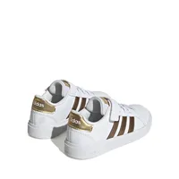 Kid's Grand Court 2.0 Metallic-Trim Sneakers