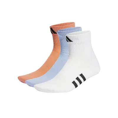Unisex 3-Pairs Mid-Cut Socks