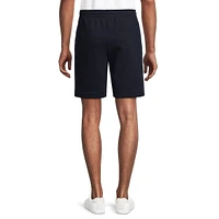Pull-On Heathered Jersey Shorts