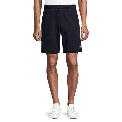 Pull-On Heathered Jersey Shorts