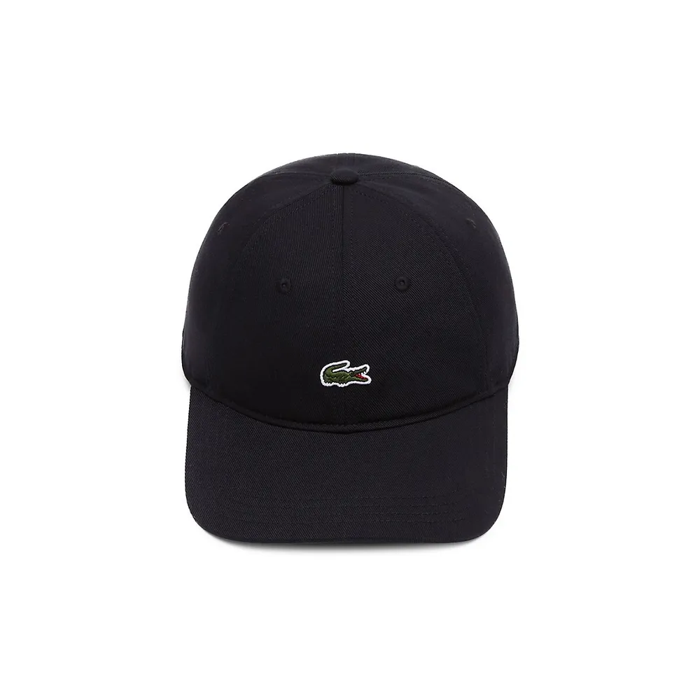 Unisex Crocodile Logo Twill Ball Cap