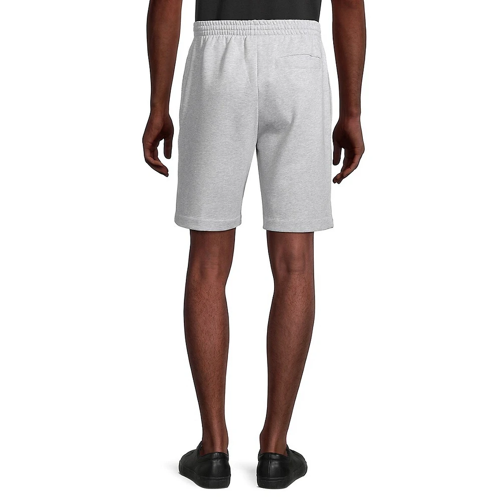 Pull-On Heathered Jersey Shorts