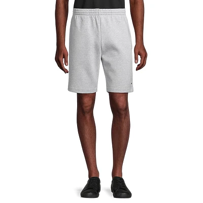 Pull-On Heathered Jersey Shorts