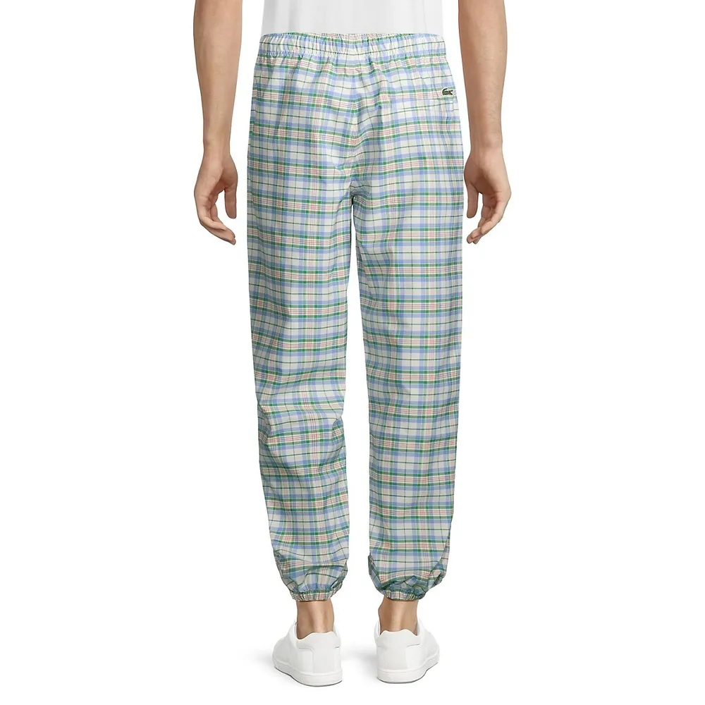 Palm Angels Tartan Plaid Virgin Wool Twill Track Pants in Red for Men  Lyst