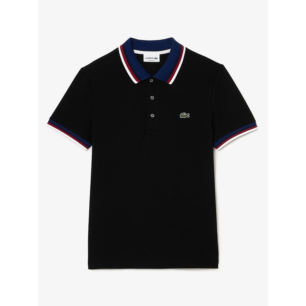 Piqué Stretch Ringer Polo Shirt