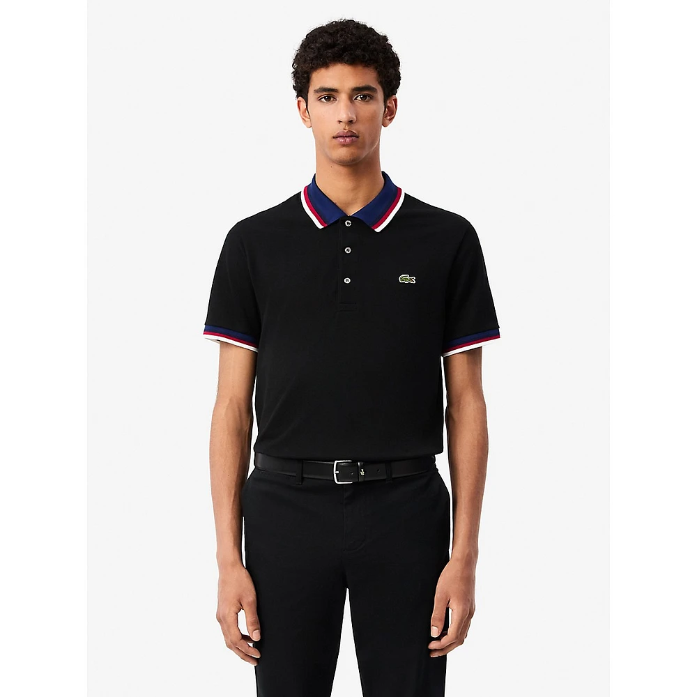 Piqué Stretch Ringer Polo Shirt