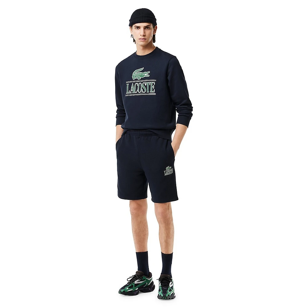 Logo Fleece Athletic Shorts