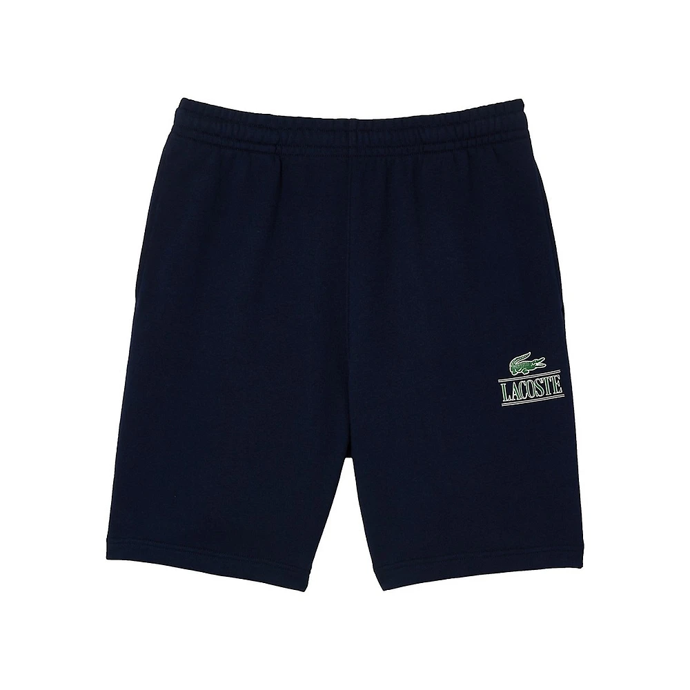 Logo Fleece Athletic Shorts