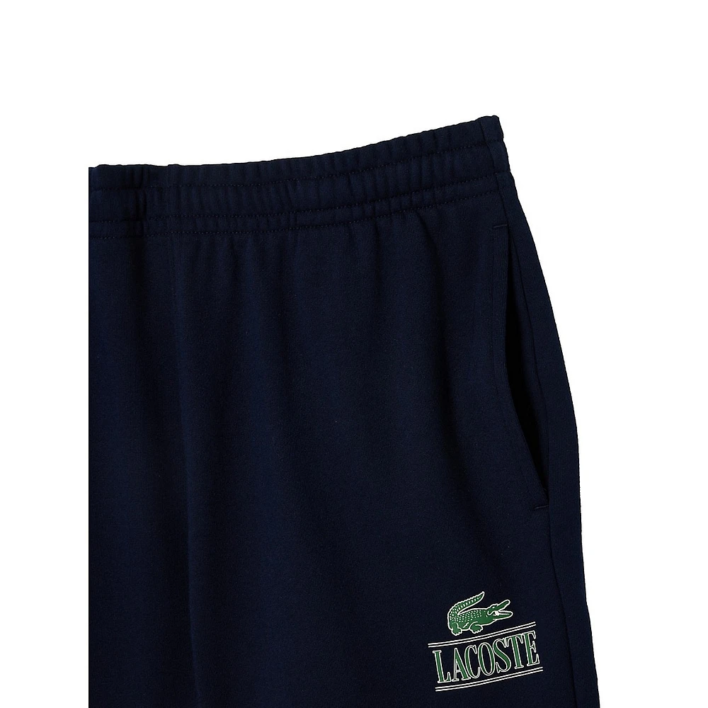 Logo Fleece Athletic Shorts