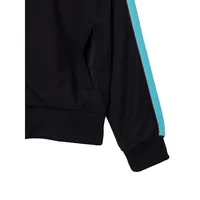 Zipped Ripstop Piqué Colourblock Sweatshirt
