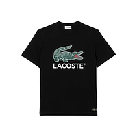 Signature Crocodile-Print Logo T-Shirt