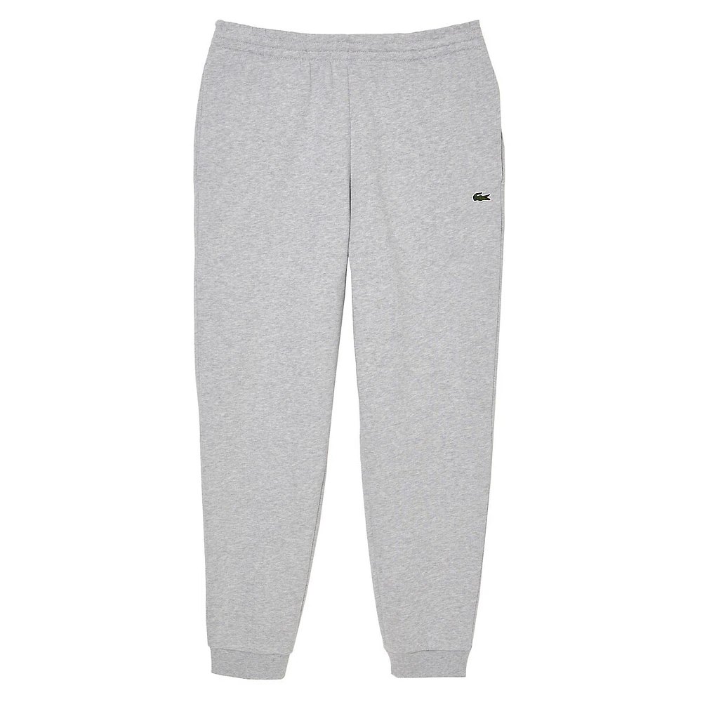 Organic Cotton-Blend Brushed Fleece Joggers