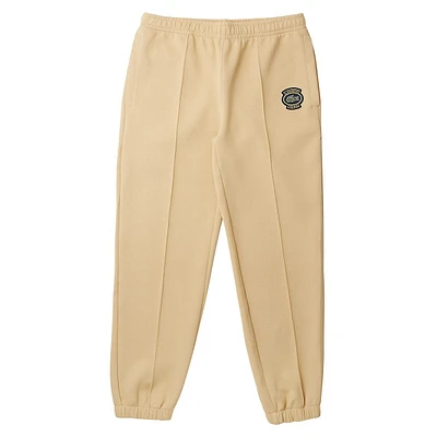 Double-Face Piqué PIntucked Logo Joggers