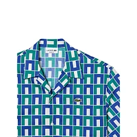 Geo-Print Poplin Shirt