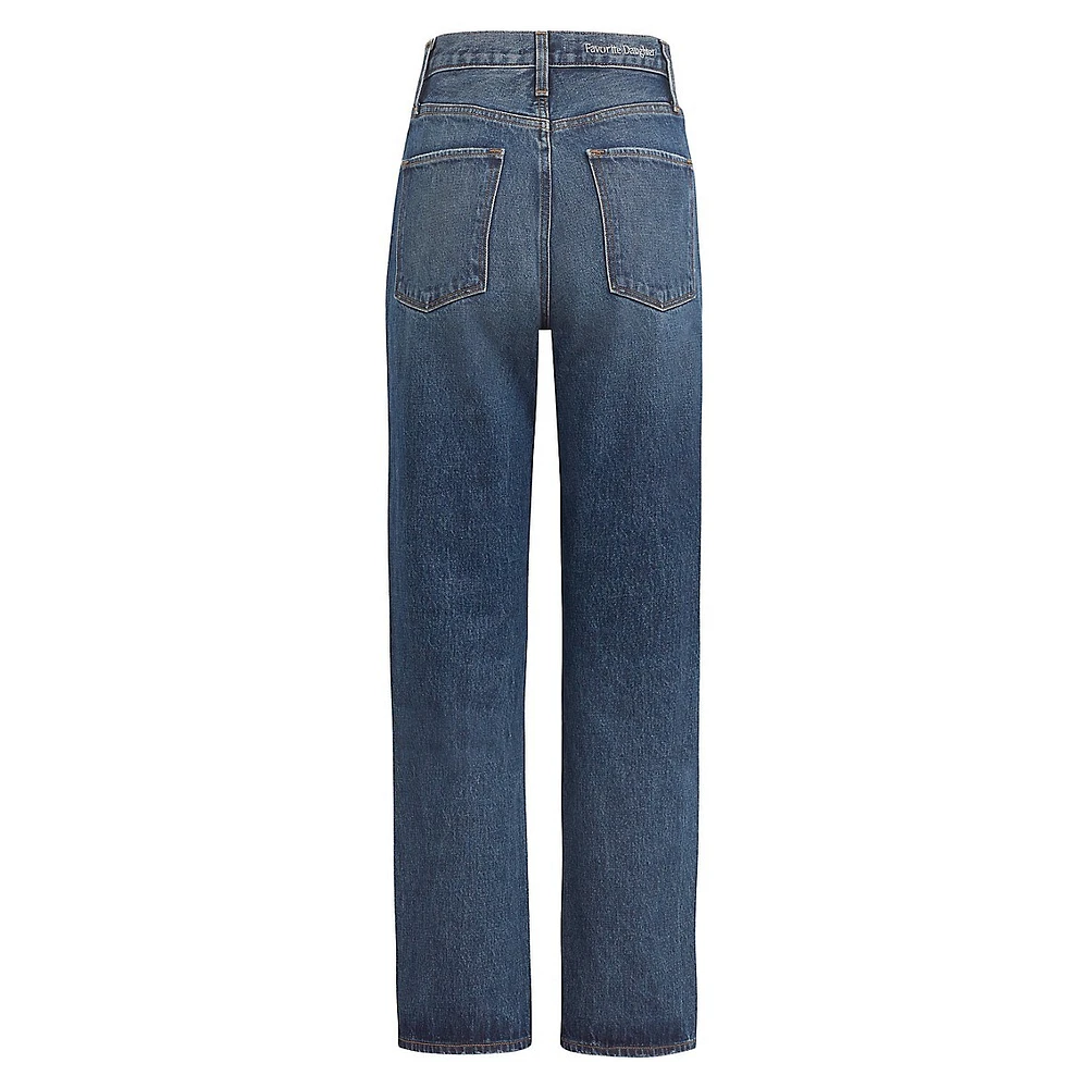 The Otto High-Rise Boyfriend Ankle Jeans