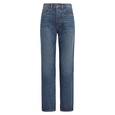 The Otto High-Rise Boyfriend Ankle Jeans