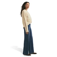 The Jordie Super High-Rise Wide-Leg Jeans