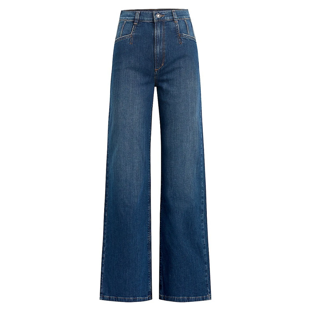 The Jordie Super High-Rise Wide-Leg Jeans