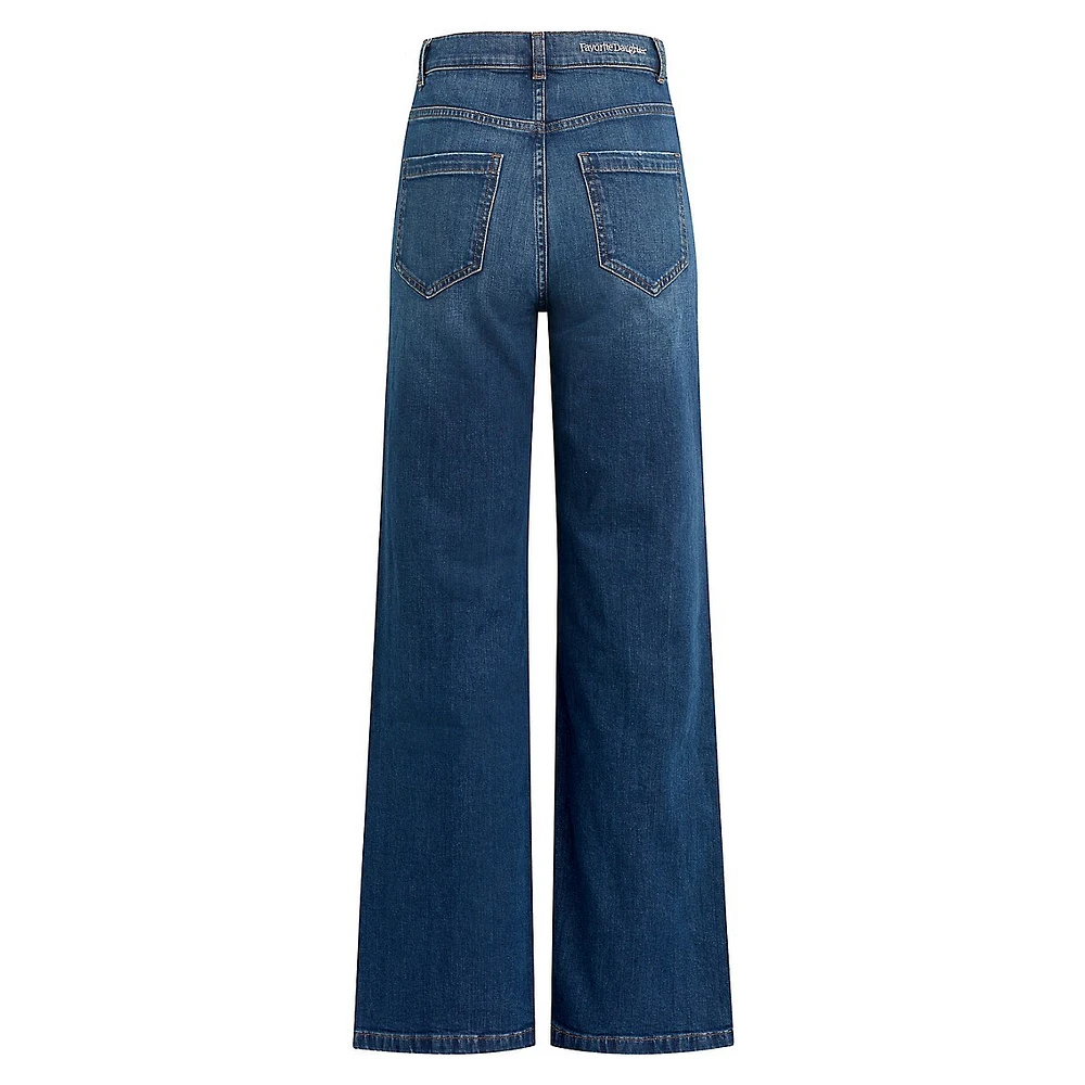 The Jordie Super High-Rise Wide-Leg Jeans