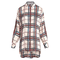 Ex-Boyfriend Satin Button-Up Shirt