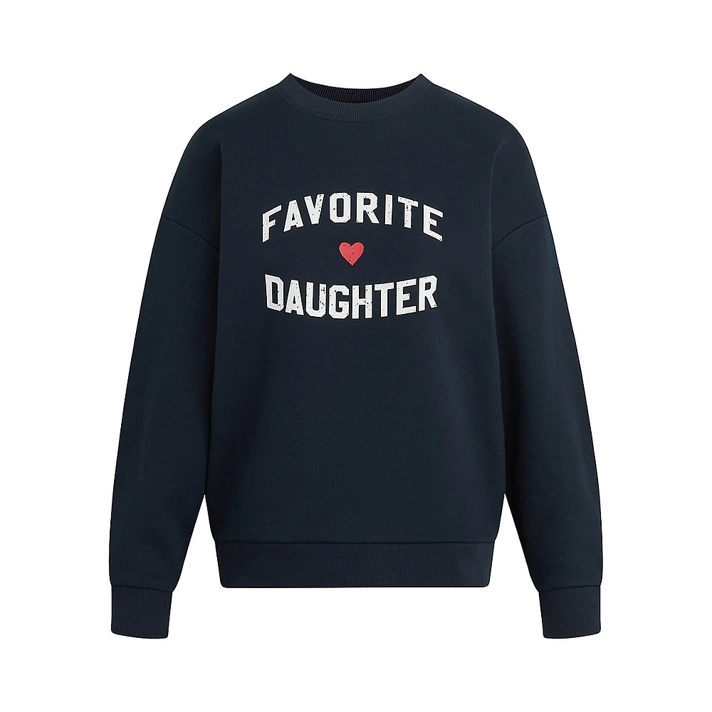 The Favorite Daughter Heart Sweatshirt