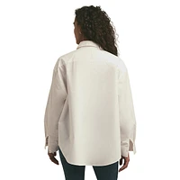 The Zip Cotton Poplin Shirt