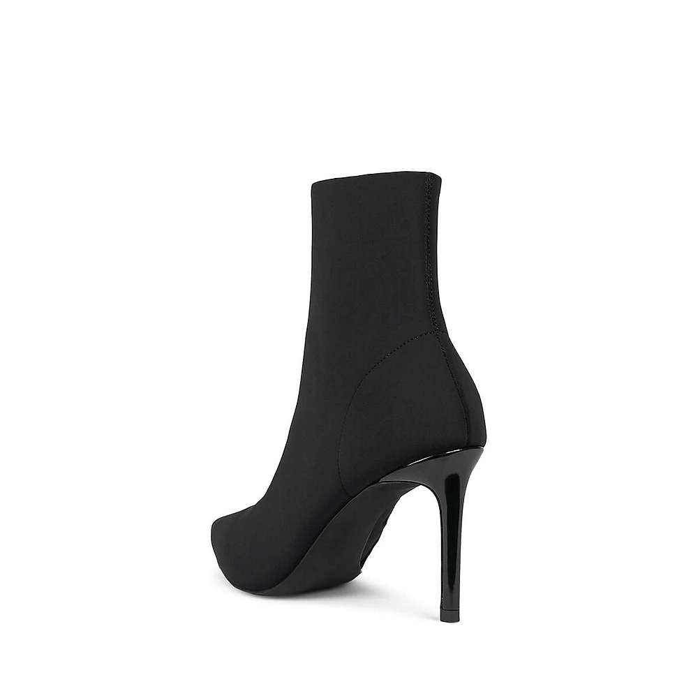 Nixie Point-Toe Stiletto Ankle Boots