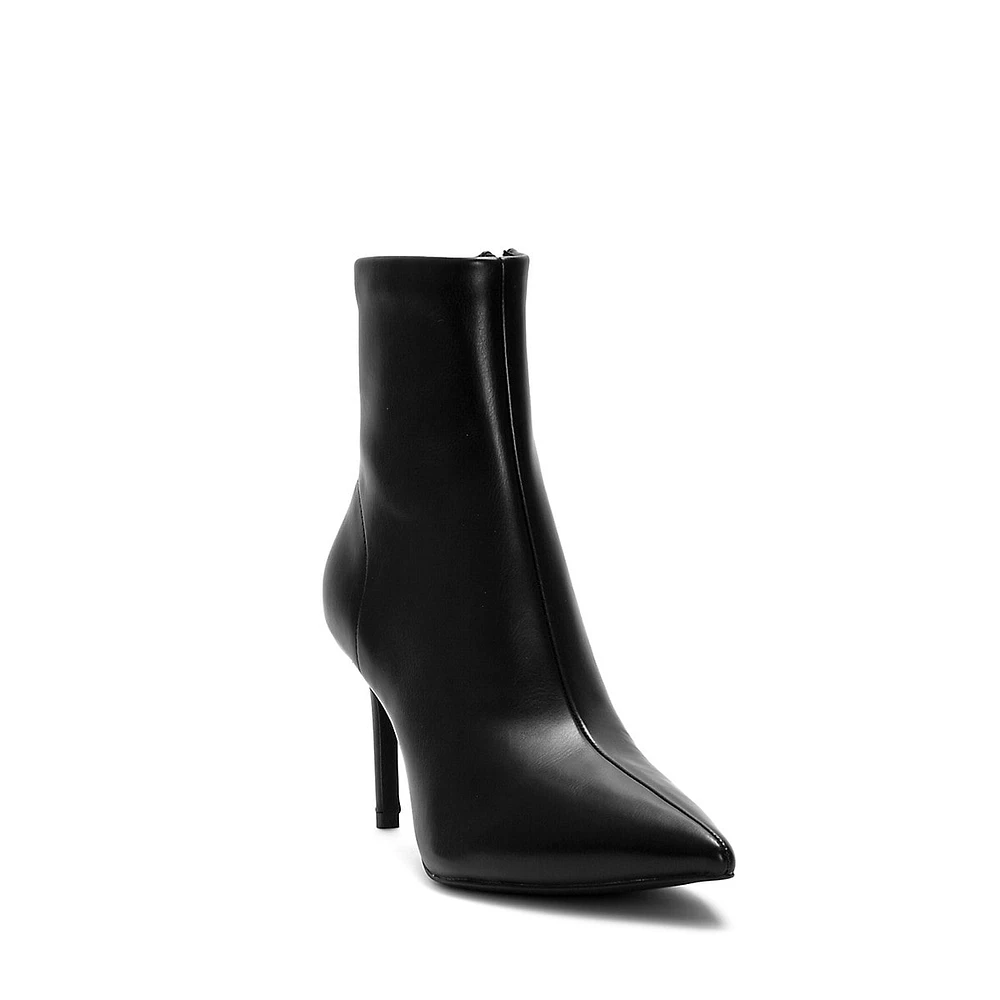 Nixie Point-Toe Stiletto Ankle Boots