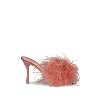 Chauffeur Feather Stilleto Sandals