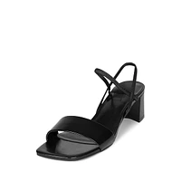 Adapt Block-Heel Leather Dress Sandals