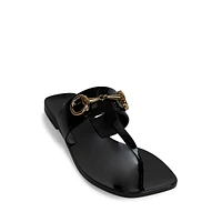 A Lil Bit Jelly Thong Sandal Flats