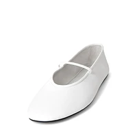 Dancerina Cheetah-Print Leather Mary-Jane Ballet Flats