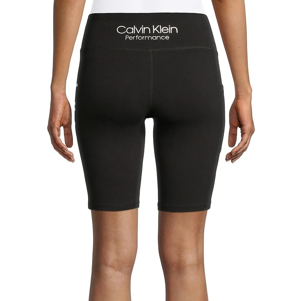 Logo High-Waist Bike Shorts