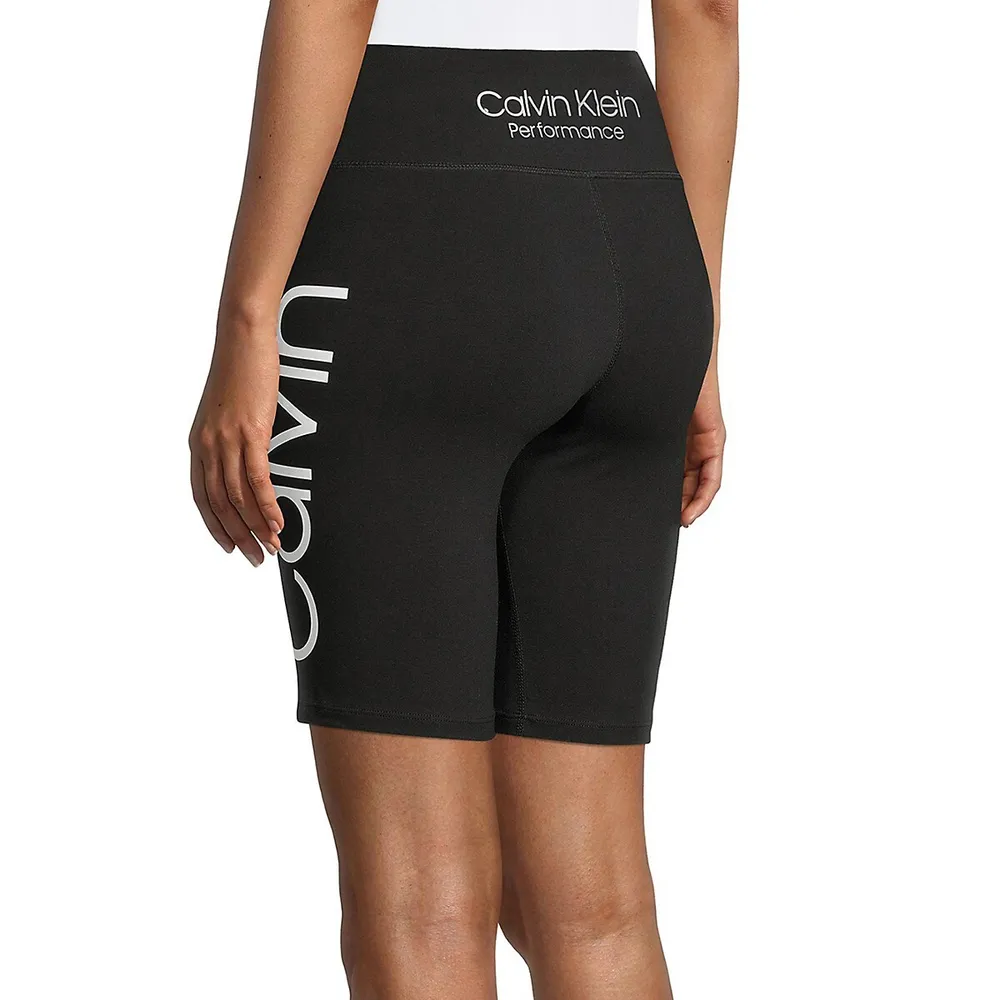 Logo High-Waist Bike Shorts