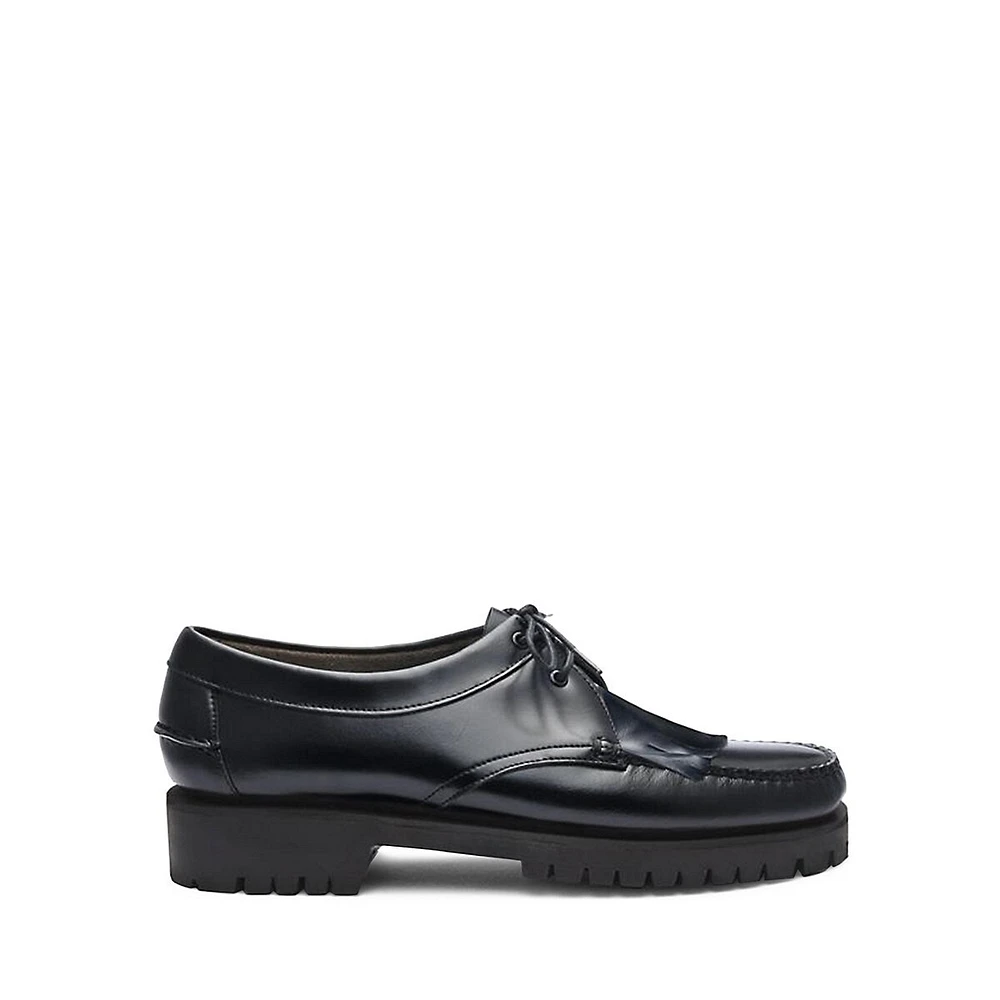 James Fringe Lug Loafers