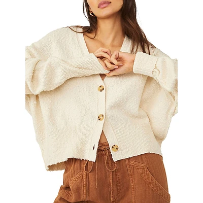 Found My Friend Boxy-Fit Cardigan