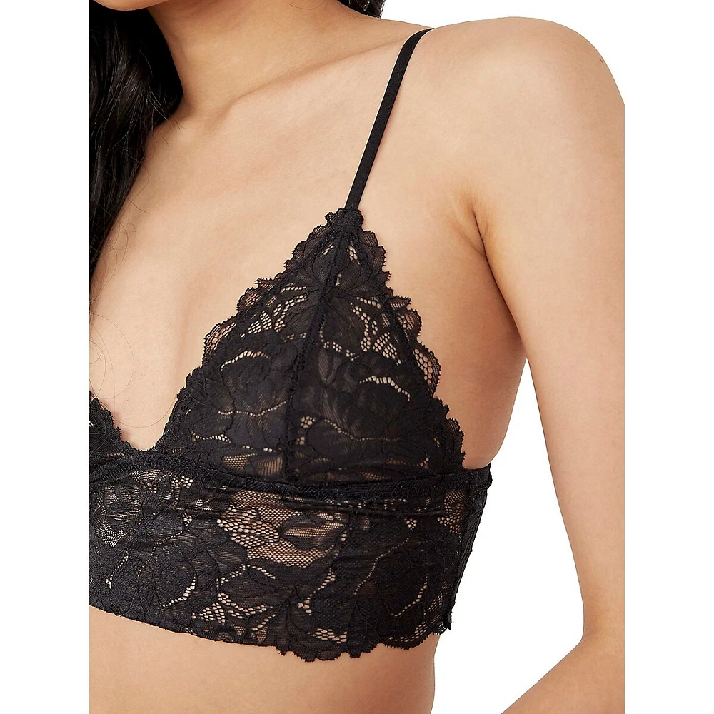 Everyday Lace Longline Bralette