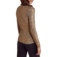 Gold Rush Sequin Top