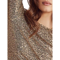 Gold Rush Sequin Top