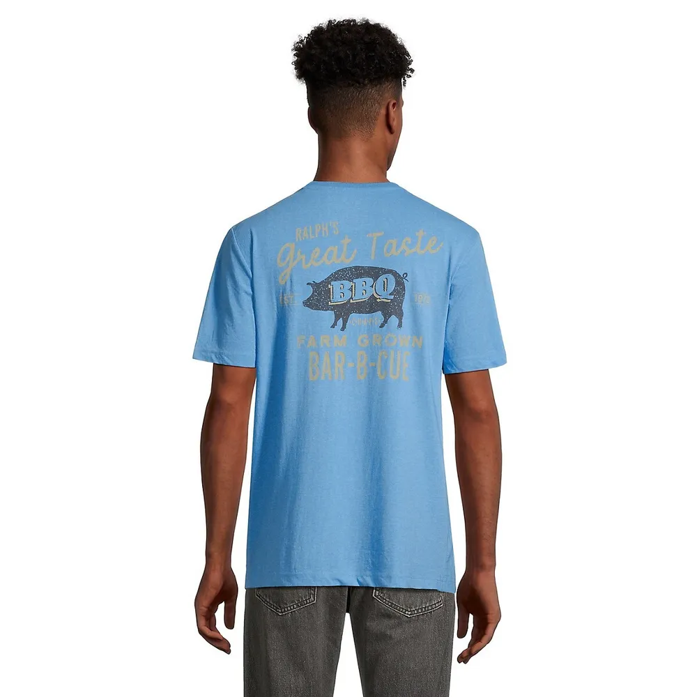 Ralph's BBQ Back-Graphic T-Shirt