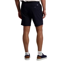 Flat-Front Stretch Twill Shorts