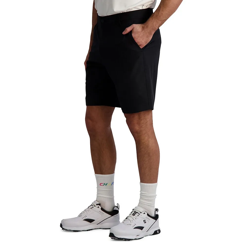 9-Inch Performance Flat-Front Golf Shorts