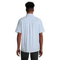 Short-Sleeve Stretch Woven Shirt