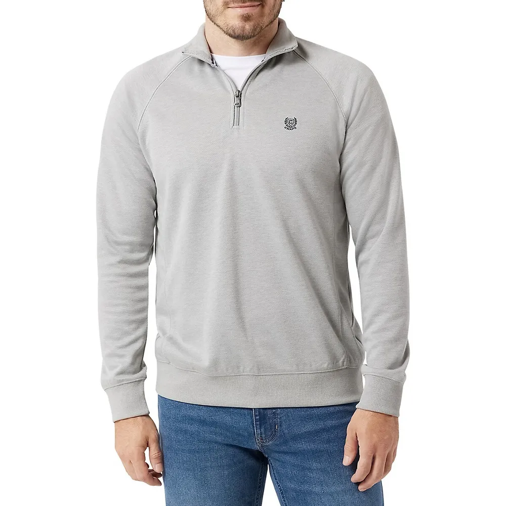 Camden Quarter-Zip Mockneck Sweater