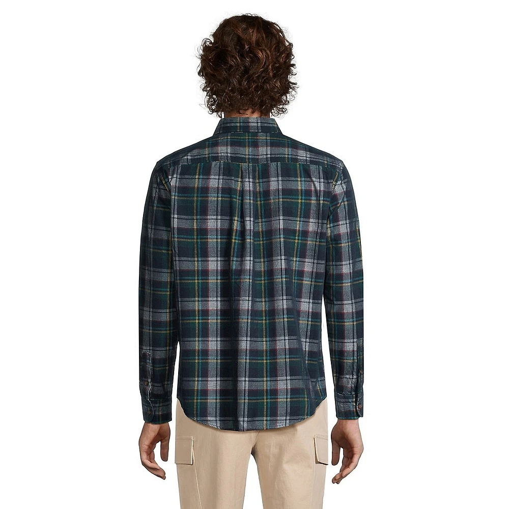 Riverton Corduroy Plaid Shirt