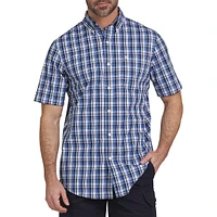 Stretch EZCare Short-Sleeve Print Shirt
