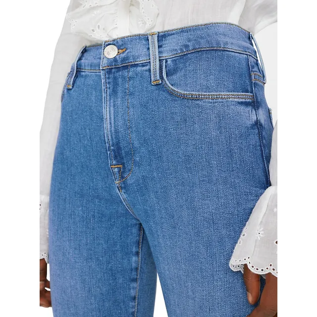 LEVI'S High Waisted Straight Ripped Jean