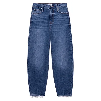 Ultra-High Rise Barrel Jeans