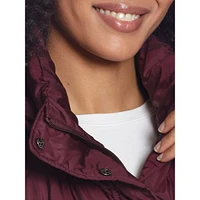 Quilted Hooded Puffer Walker Vest