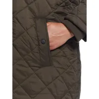 Plus Loose-Fit Quilted Hooded Walker Jacket